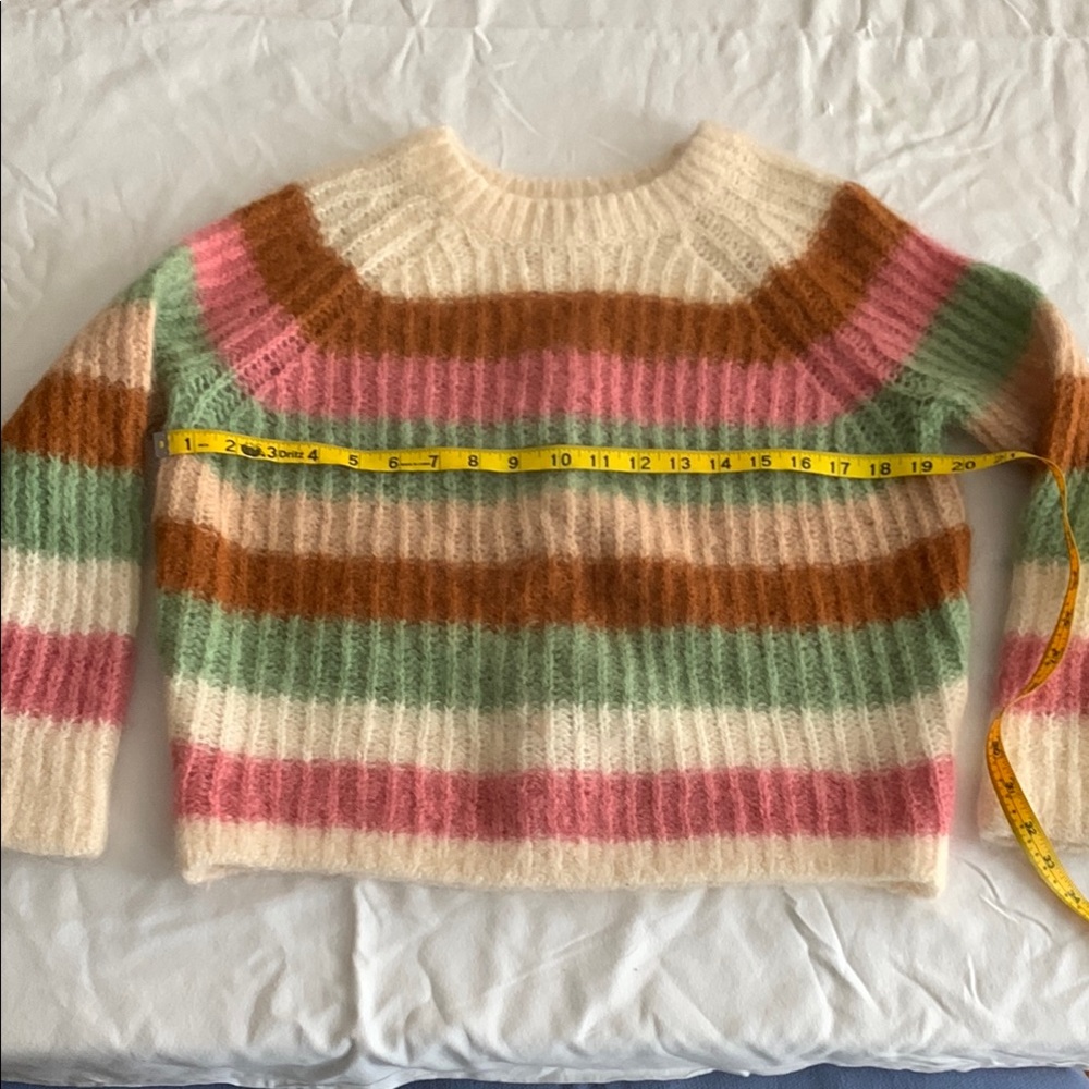 & Other Stories Striped Mohair Wool
Neapolitan Crew Neck Los Angeles Atelier